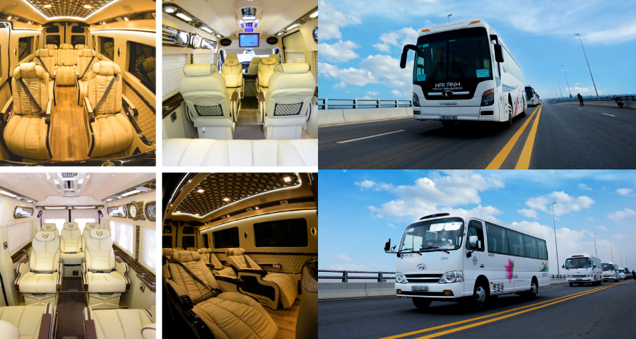 VIP DCAR LIMOUSINE车& 7,16, 29 – 47 个座位旅行车租赁服务