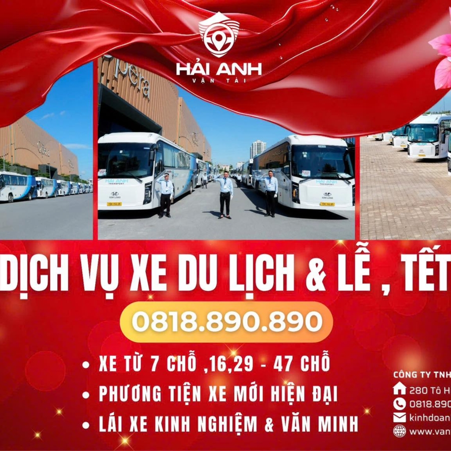 DỊCH VỤ THUÊ XE DU LỊCH LỄ TẾT